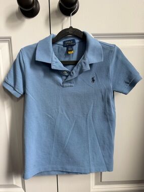 Polo by Ralph Lauren Boys' Light Blue Short-Sleeve Polo